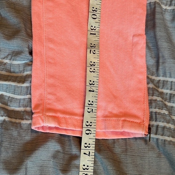 LILLY PULITZER Pink/Coral Worth Skinny Mini Zip Size 12 - Picture 15 of 16
